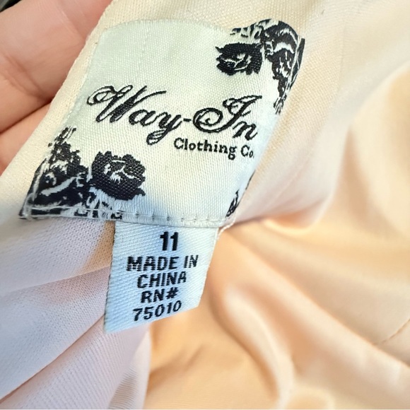 Gold and Pink Halter Mini Sundress for Night Out - Picture 6 of 8